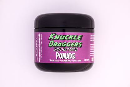 Water Based Pomade-Medium to strong hold, natural to light shine.